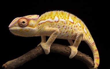 Obraz premium very beautiful chameleon macro 