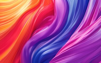 Obraz premium Paint Mixing Texture: Swirling colors blending together in fluid motion, creating a mesmerizing, abstract pattern as the paints merge and flow. 