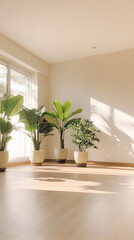 Indoor plant serenity