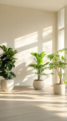 Fototapeta premium Lush indoor greenery