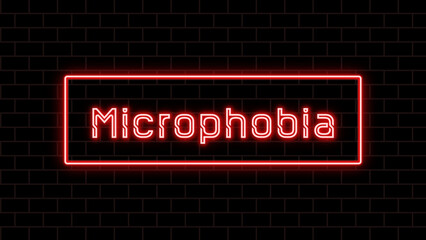 Microphobia のネオン文字