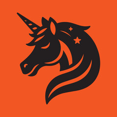 unicorn vector silhouette 