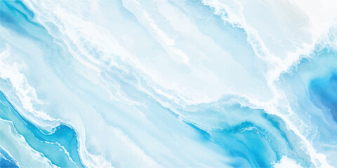 abstract soft blue and white abstract water color ocean wave texture background. Banner Graphic Resource as background for ocean wave and water wave abstract graphics	