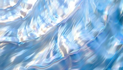 Nature background with blue sea texture resembling mother of pearl shell