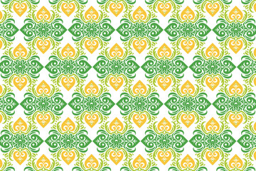 Bright Floral Seamless Pattern with Colorful Blossoms and Elegant Design Perfect for Textile Fashion Vintage Wallpaper and Fabric Projects