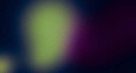 Purple blue green abstract gradient background grain texture effect dark vibrant color flow wave copy space