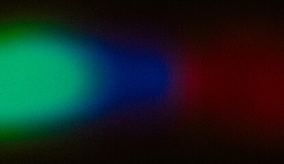 Green blue red abstract gradient background grain texture effect dark vibrant color flow wave copy space