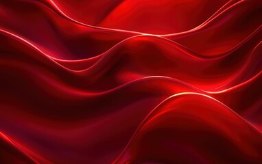 Obraz premium Red background with a velvet texture, creating a luxurious and rich visual 