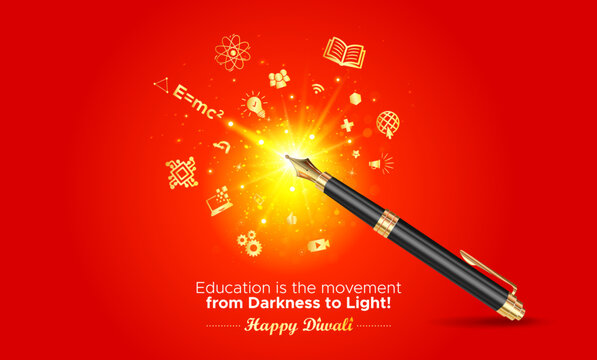 Diwali creative concept poster.