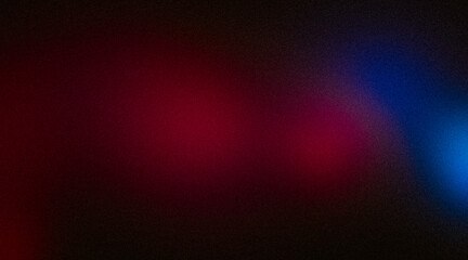 Blue red abstract gradient background grain texture effect dark vibrant color flow wave copy space