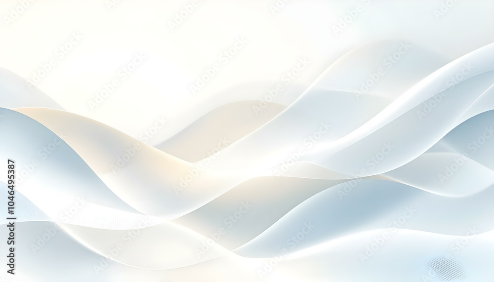 Poster colorful wave of streaming particles on a white background. abstract background with dynamic element