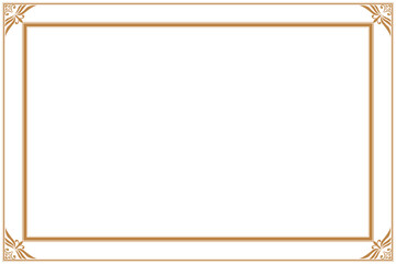 Elements of ornate vintage frames. Border gold on white classic calligraphy swirls motifs. Design print for greeting cards, wedding invitations, restaurant menu, royal certificates. Set 330