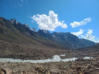 landscape in the himalayas © shivani