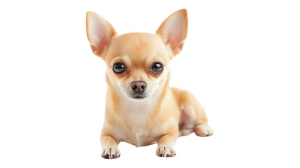 A cute Chihuahua relaxing comfortably at home during a sunny afternoon, showcasing its playful personality and striking features.