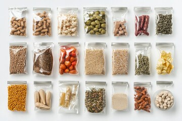 Exaggerated Chemical Labels on Packaged Foods for Ingredient Transparency Display Concept.