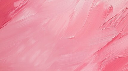 Photo of, Pink background with minimalist abstract brushstrokes for design, banner template