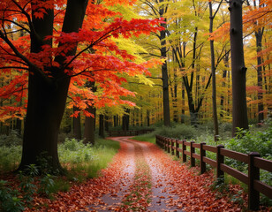 Obraz premium Autumn Trail