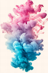 Fototapeta premium Vibrant Ink Flow in Dynamic Motion with Fluid Abstract Swirls and Ethereal Smoke-like Waves - Perfect for Creative Designs, Posters, and Artistic Backgrounds