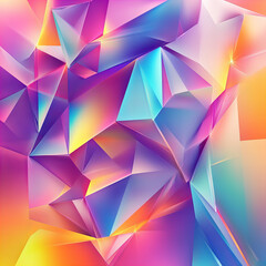 Obraz premium abstract background with triangles