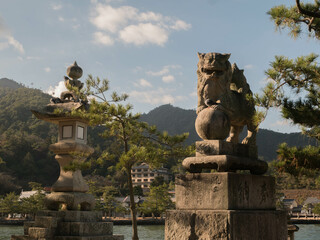 Obraz premium Park entrance in Osaka, Japan