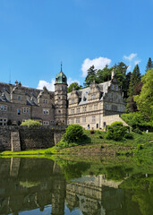 Obraz premium Castle Haemelschenburg, Lower Saxony, Germany, Europe.