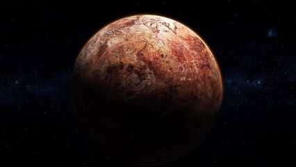 Makemake fictional planet on space star