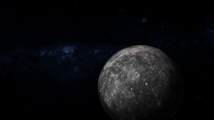 Mercury planet original view star space