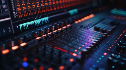 Fototapeta premium A transcription software interface showing audio playback