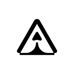 Initials A, Arrow Direction Logo Design Inspiration 