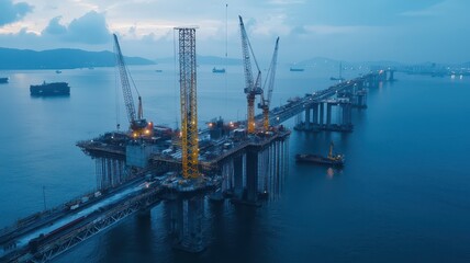 Bridge Under Construction: A Symbol of Risk-Taking and the Promise of New Opportunities Ahead.