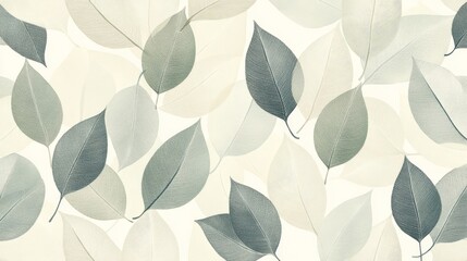 Green leaves wallpaper