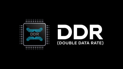 Fototapeta premium DDR (Double Data Rate)