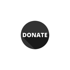 Donate icon isolated on transparent background