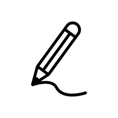 pencil icon vector illustration template
