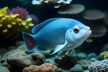 Obraz premium ia generated. fish in aquarium. aquarium