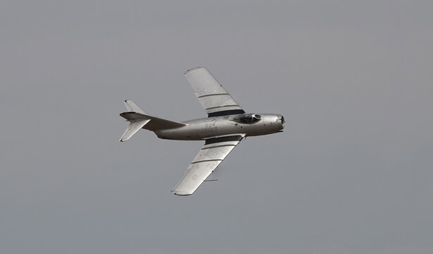 mig-15 jet fighter in flight