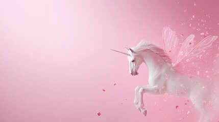 Photo Pink Background With Minimalist