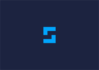 Fototapeta premium letter s square logo icon design vector design template inspiration