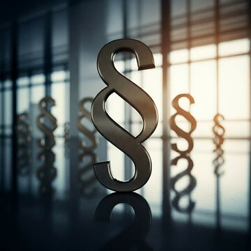 Paragraph - Symbol f&uuml;r Justiz, Recht, Anwalt oder Kanzlei