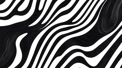 Dynamic black and white waves