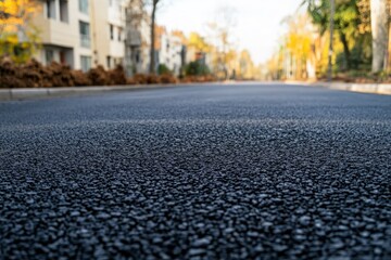 Fototapeta premium Empty asphalt road and Future concept. with generative ai