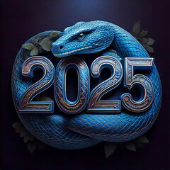 2025년 음력 새해 푸른 뱀 