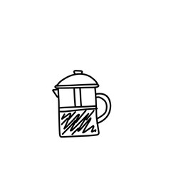 Hand Drawn Coffee Doodle 