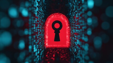 Exploring the enigmatic realm of digital security understanding the symbolism behind keyhole imagery in cybersecurity and privacy concepts