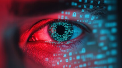 Exploring the digital frontier the intersection of technology and human perception through eye imagery and data visualization