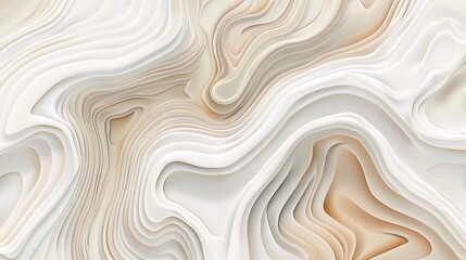 Fototapeta premium This elegant abstract background features a soft white gradient, blurred lines, and curves that evoke tranquility and depth, perfect for designs seeking a serene and balanced atmosphere.