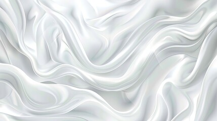 This elegant abstract background features a soft white gradient, blurred lines, and curves that evoke tranquility and depth, perfect for designs seeking a serene and balanced atmosphere.