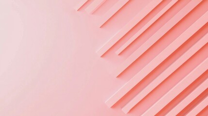 Photo of, Pink background with minimalist linear patterns for design, banner template