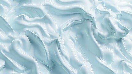 Fototapeta premium An abstract blue background with blurred lines and ample copy space, featuring light blue waves and a soft sky-blue hue, all bathed in a gentle light.