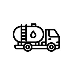 Oil icon symbol vector image Illustration
